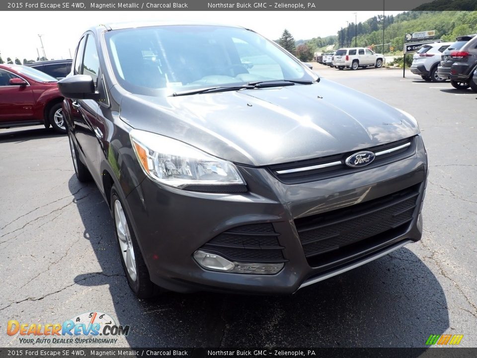 2015 Ford Escape SE 4WD Magnetic Metallic / Charcoal Black Photo #10