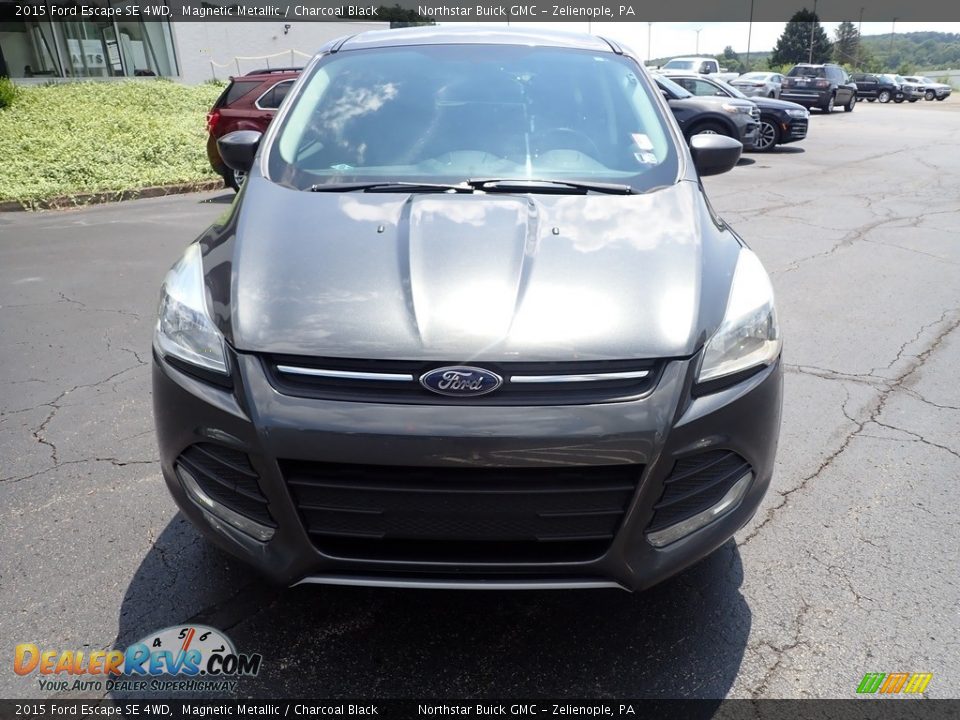 2015 Ford Escape SE 4WD Magnetic Metallic / Charcoal Black Photo #11