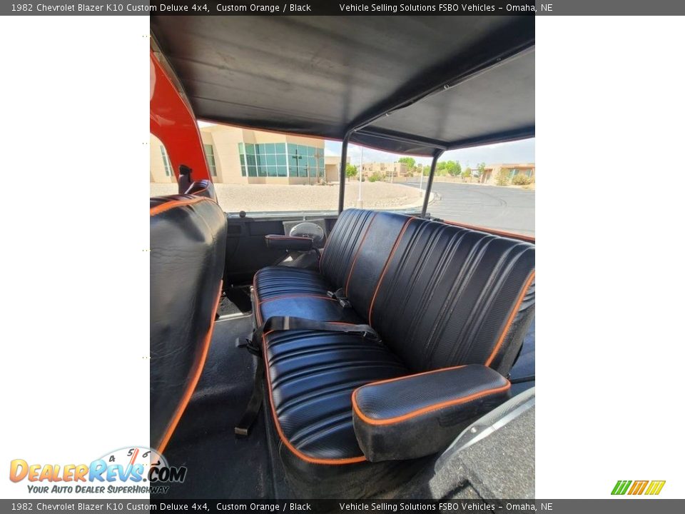 Rear Seat of 1982 Chevrolet Blazer K10 Custom Deluxe 4x4 Photo #8