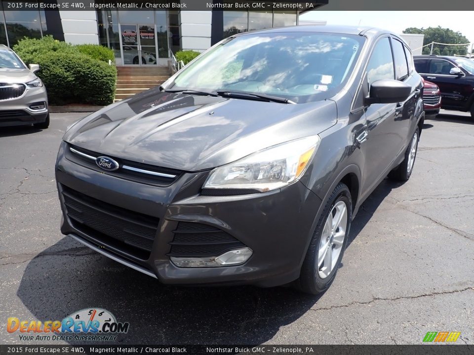 2015 Ford Escape SE 4WD Magnetic Metallic / Charcoal Black Photo #12