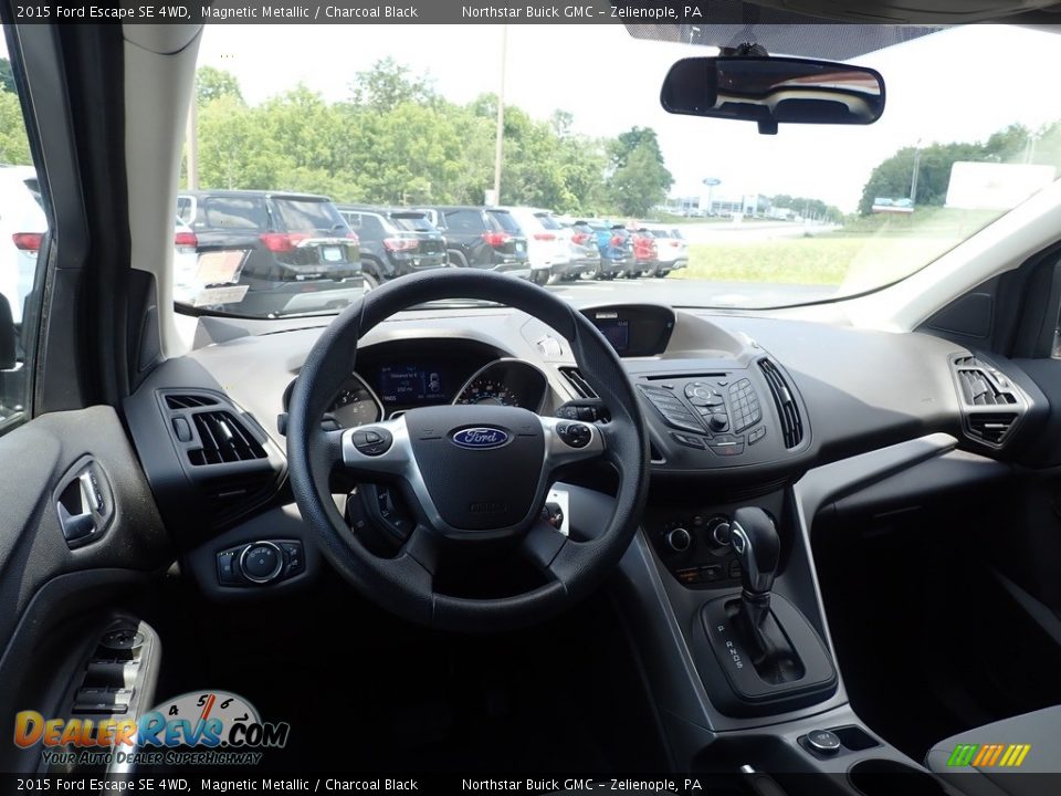 2015 Ford Escape SE 4WD Magnetic Metallic / Charcoal Black Photo #19