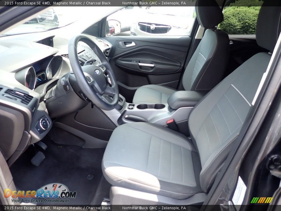 2015 Ford Escape SE 4WD Magnetic Metallic / Charcoal Black Photo #20