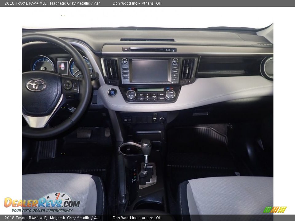 2018 Toyota RAV4 XLE Magnetic Gray Metallic / Ash Photo #28