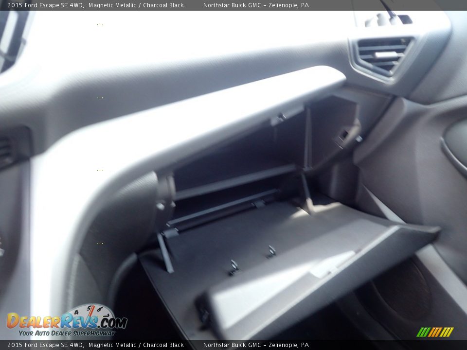 2015 Ford Escape SE 4WD Magnetic Metallic / Charcoal Black Photo #27