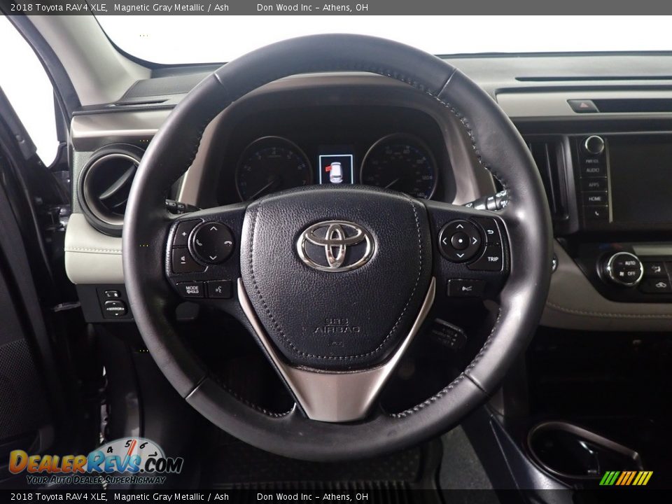 2018 Toyota RAV4 XLE Magnetic Gray Metallic / Ash Photo #30