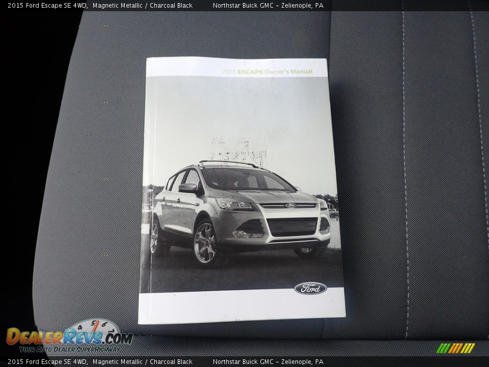 2015 Ford Escape SE 4WD Magnetic Metallic / Charcoal Black Photo #29