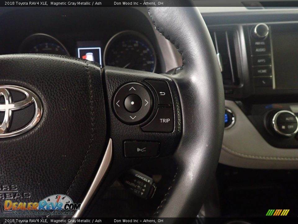 2018 Toyota RAV4 XLE Magnetic Gray Metallic / Ash Photo #33
