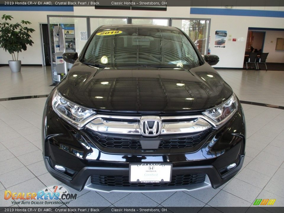 2019 Honda CR-V EX AWD Crystal Black Pearl / Black Photo #2