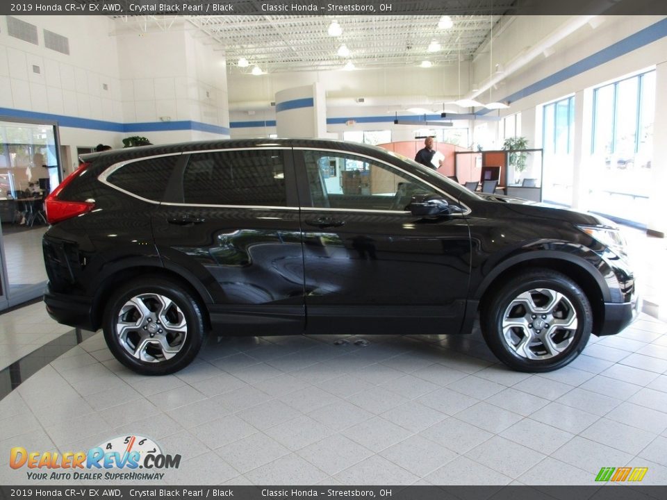 2019 Honda CR-V EX AWD Crystal Black Pearl / Black Photo #4