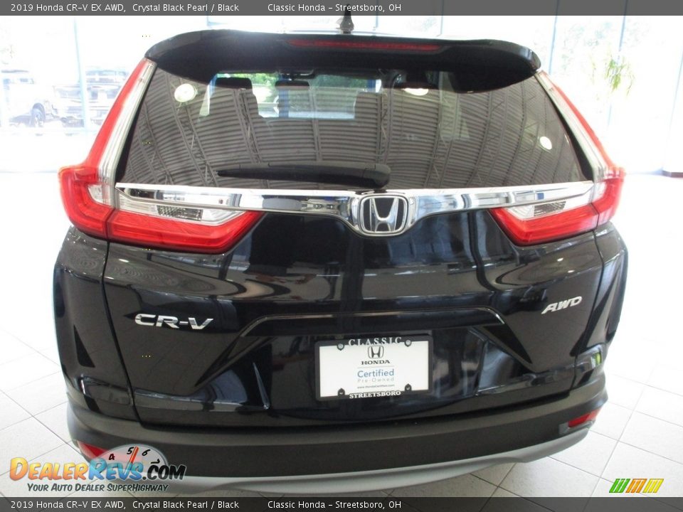 2019 Honda CR-V EX AWD Crystal Black Pearl / Black Photo #8