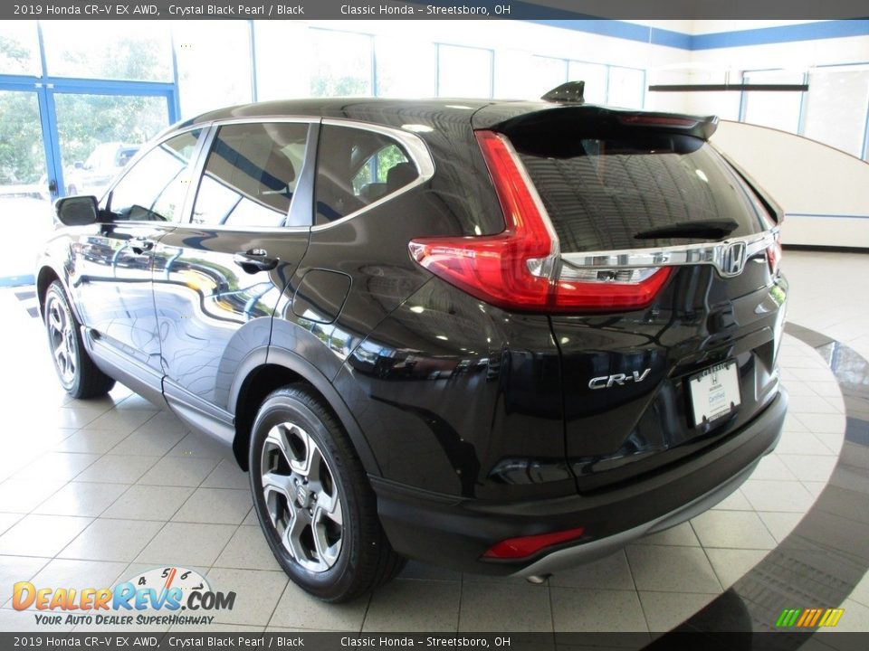 2019 Honda CR-V EX AWD Crystal Black Pearl / Black Photo #9