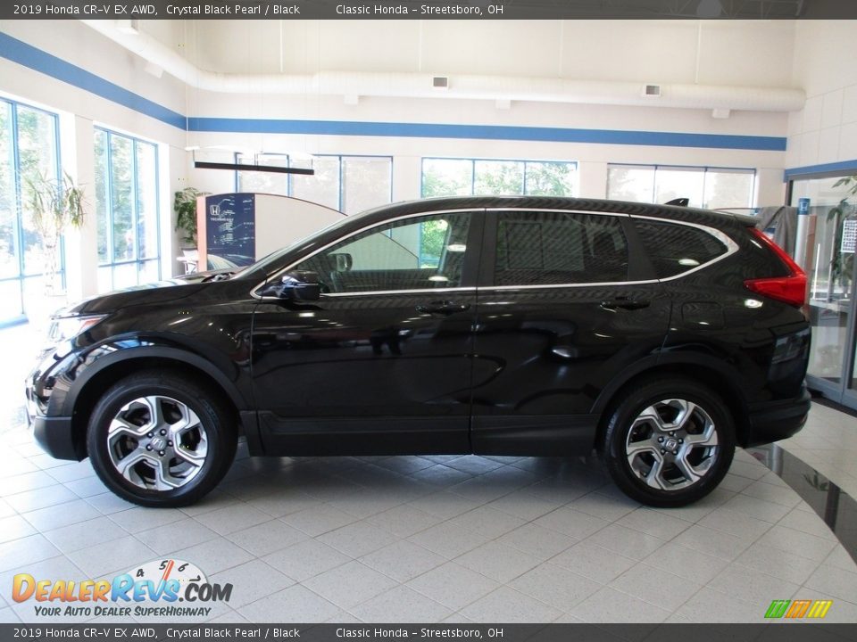 2019 Honda CR-V EX AWD Crystal Black Pearl / Black Photo #10
