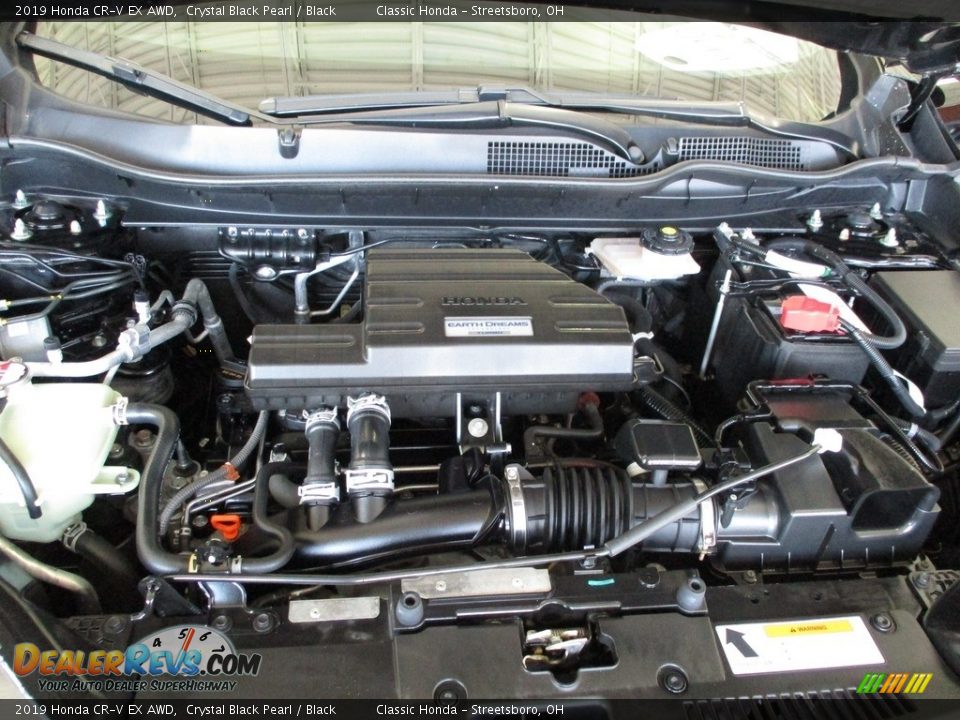 2019 Honda CR-V EX AWD Crystal Black Pearl / Black Photo #13