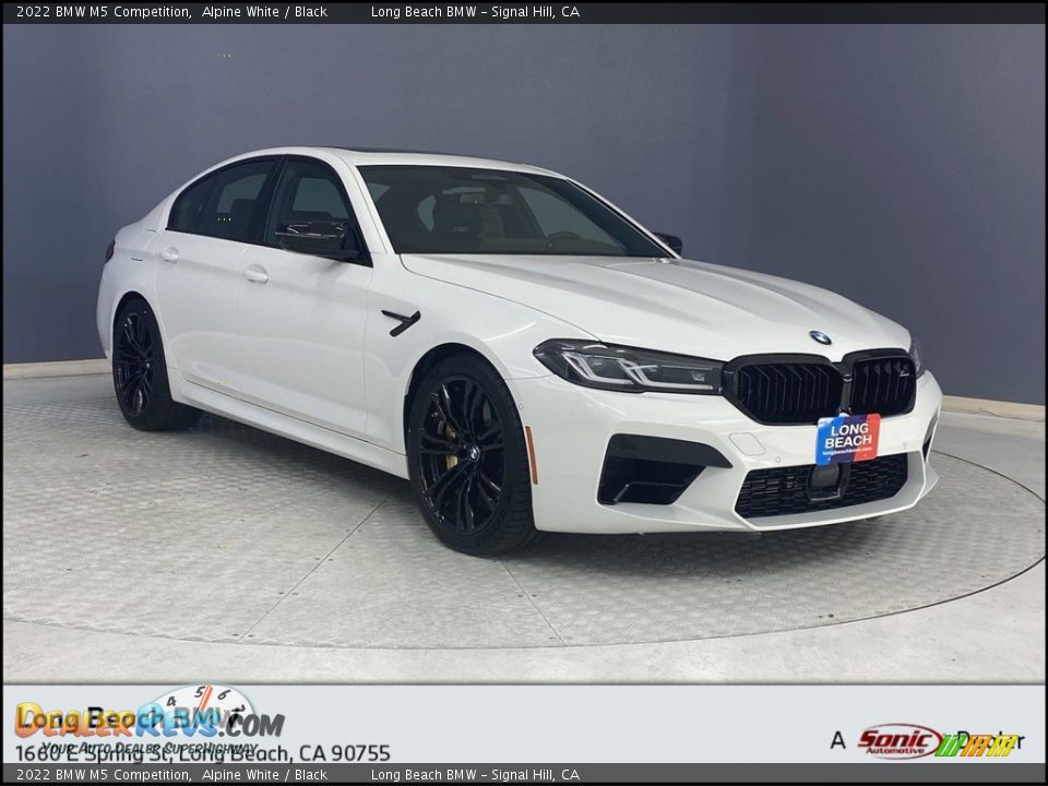 2022 BMW M5 Competition Alpine White / Black Photo #1