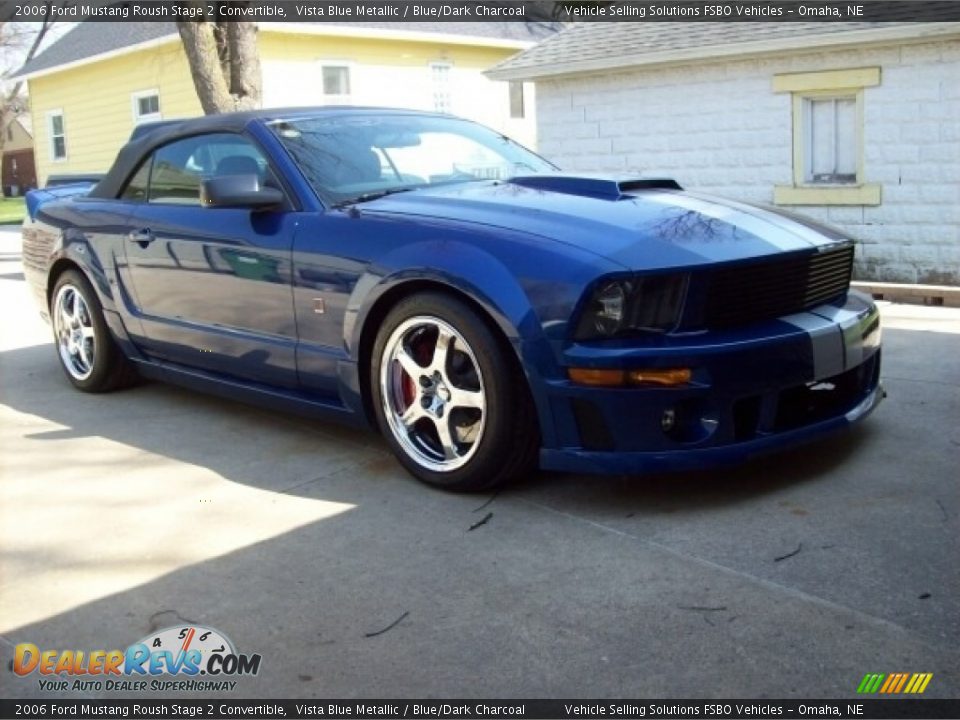 Front 3/4 View of 2006 Ford Mustang Roush Stage 2 Convertible Photo #1