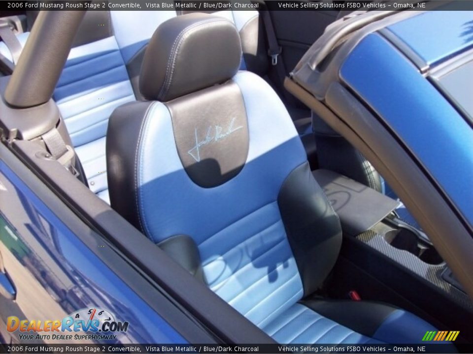 2006 Ford Mustang Roush Stage 2 Convertible Vista Blue Metallic / Blue/Dark Charcoal Photo #2
