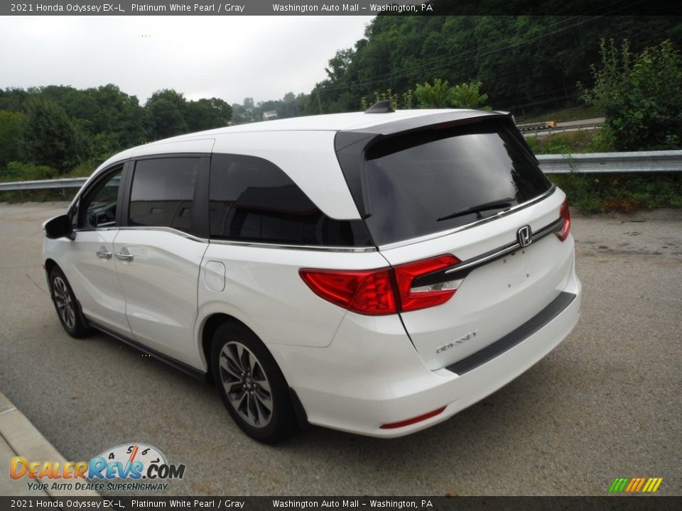 2021 Honda Odyssey EX-L Platinum White Pearl / Gray Photo #19