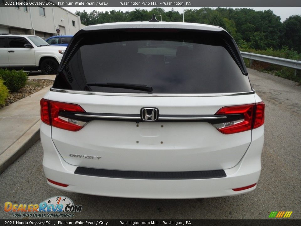 2021 Honda Odyssey EX-L Platinum White Pearl / Gray Photo #20