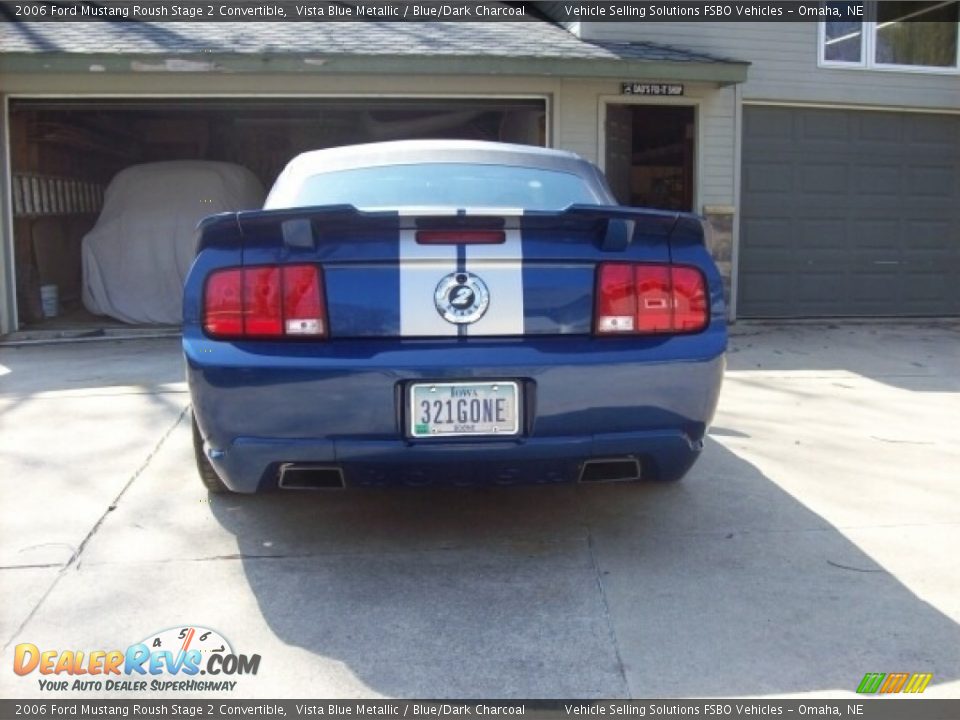 2006 Ford Mustang Roush Stage 2 Convertible Vista Blue Metallic / Blue/Dark Charcoal Photo #6