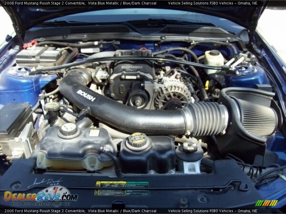 2006 Ford Mustang Roush Stage 2 Convertible 4.6 Liter Rousch Supercharged SOHC 24-Valve VVT V8 Engine Photo #7