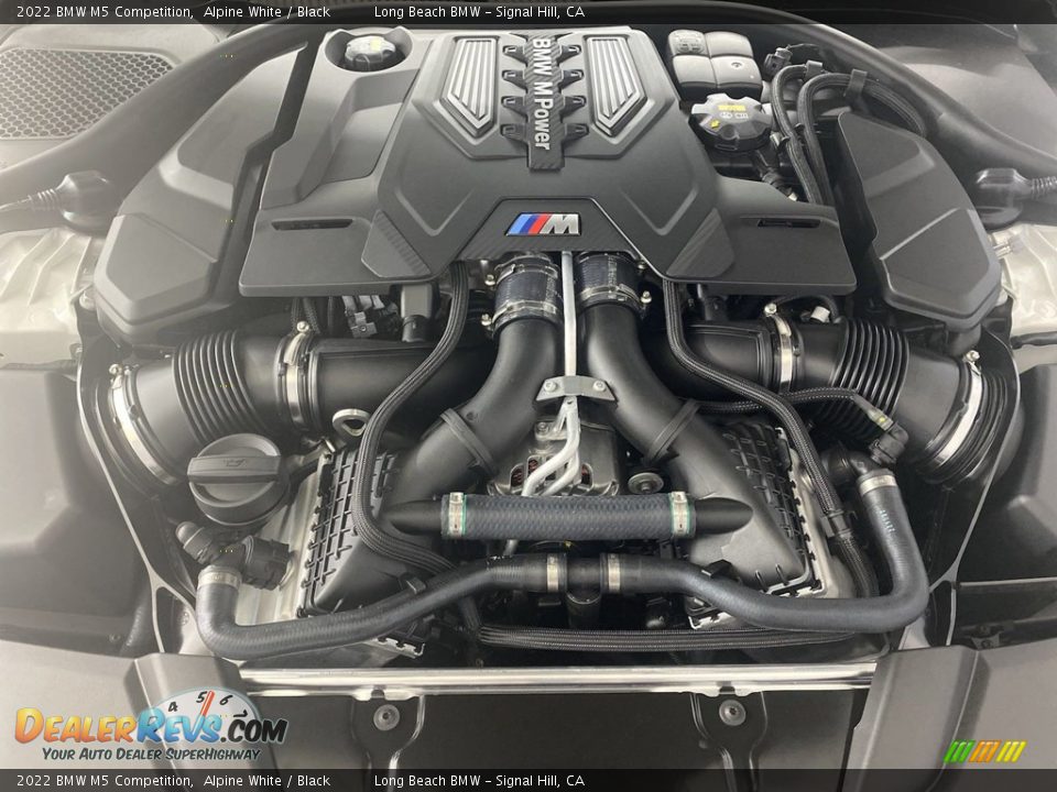 2022 BMW M5 Competition 4.4 Liter M TwinPower Turbocharged DOHC 32-Valve VVT V8 Engine Photo #9