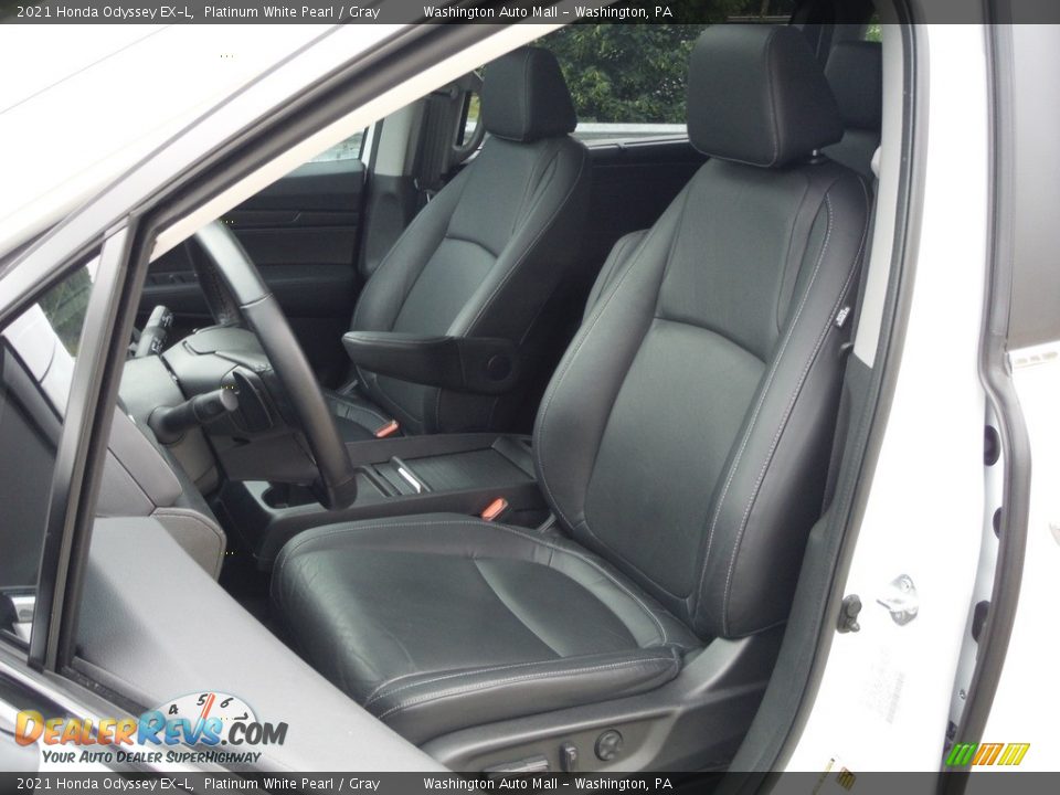 2021 Honda Odyssey EX-L Platinum White Pearl / Gray Photo #25