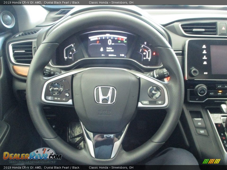 2019 Honda CR-V EX AWD Crystal Black Pearl / Black Photo #30