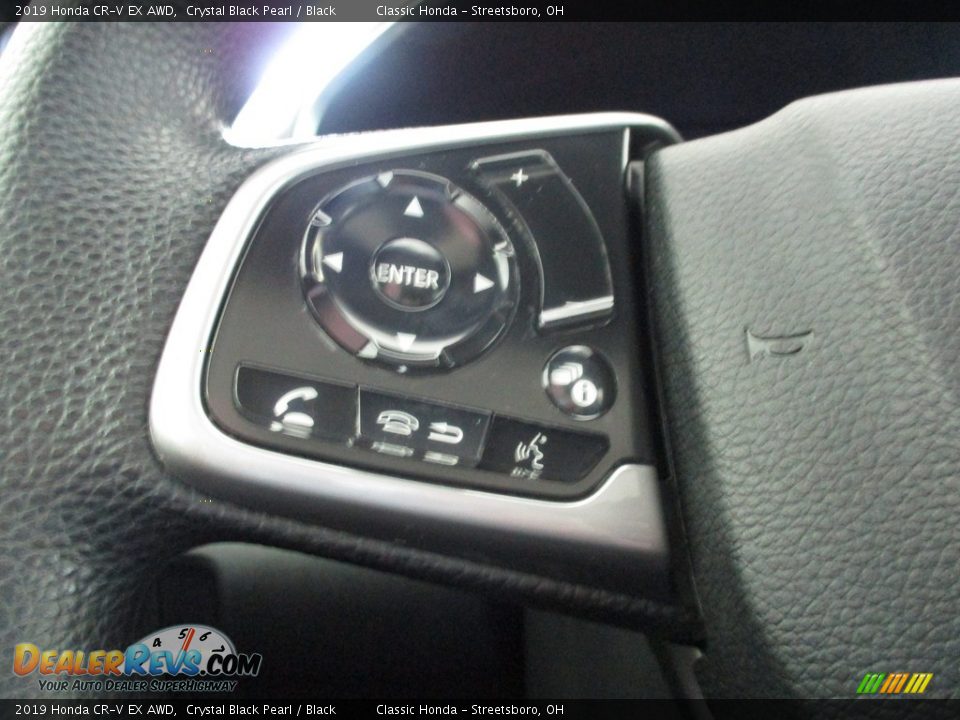 2019 Honda CR-V EX AWD Crystal Black Pearl / Black Photo #31