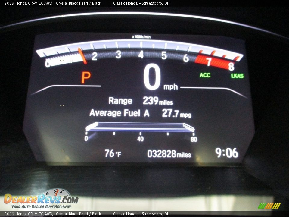 2019 Honda CR-V EX AWD Crystal Black Pearl / Black Photo #33