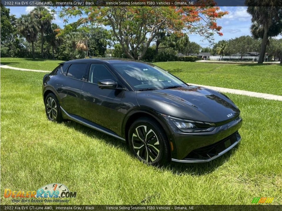 Front 3/4 View of 2022 Kia EV6 GT-Line AWD Photo #6