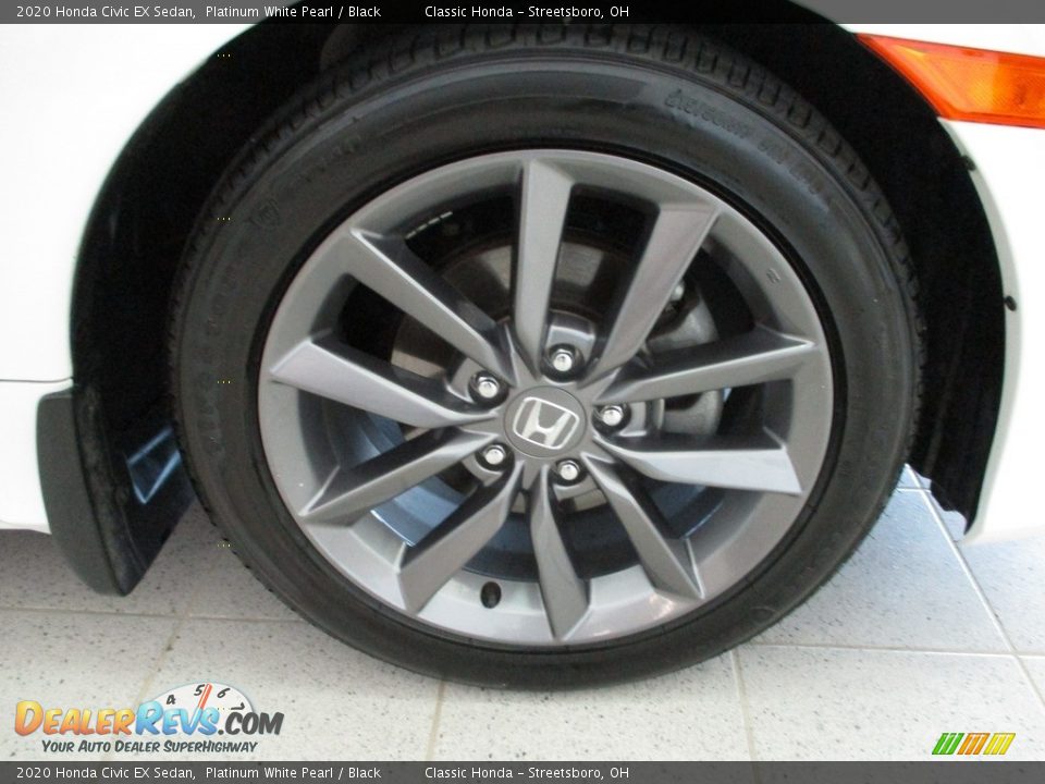 2020 Honda Civic EX Sedan Platinum White Pearl / Black Photo #5