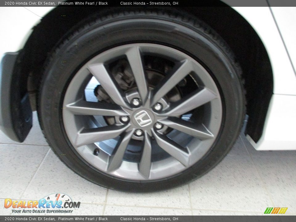 2020 Honda Civic EX Sedan Platinum White Pearl / Black Photo #6