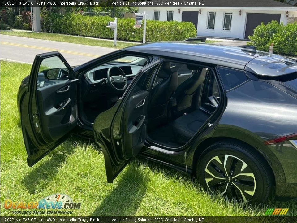 2022 Kia EV6 GT-Line AWD Interstella Gray / Black Photo #13