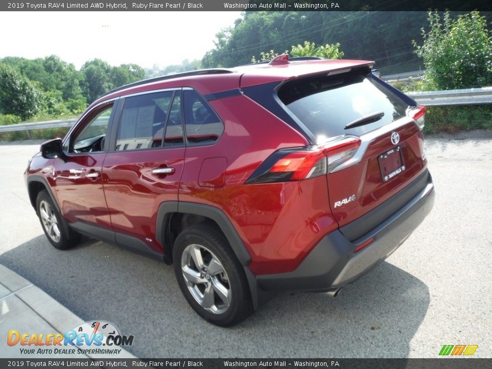 2019 Toyota RAV4 Limited AWD Hybrid Ruby Flare Pearl / Black Photo #14