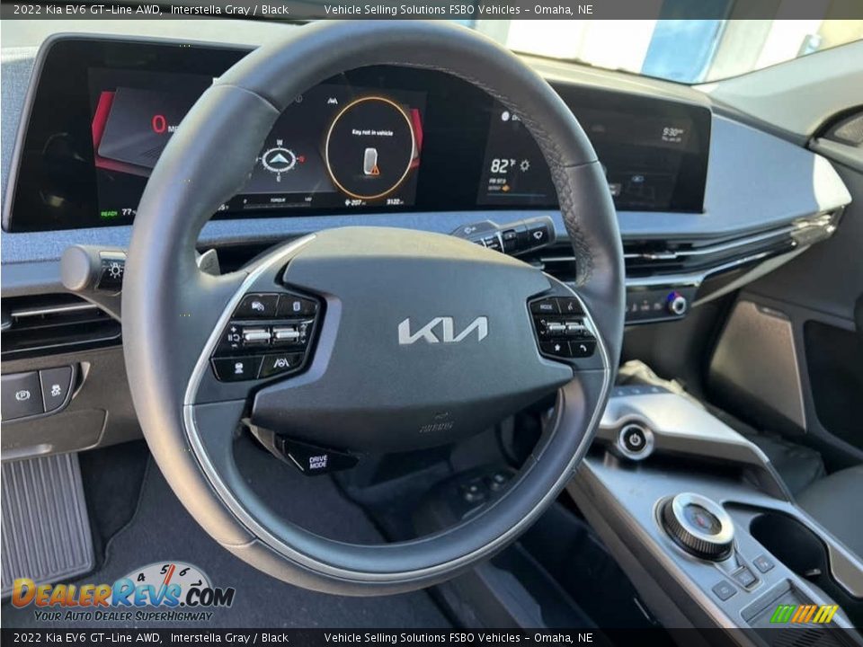 2022 Kia EV6 GT-Line AWD Steering Wheel Photo #16
