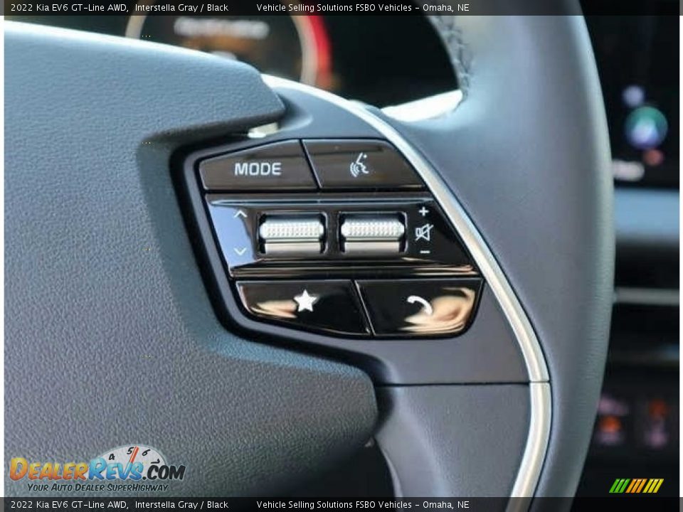 2022 Kia EV6 GT-Line AWD Steering Wheel Photo #17