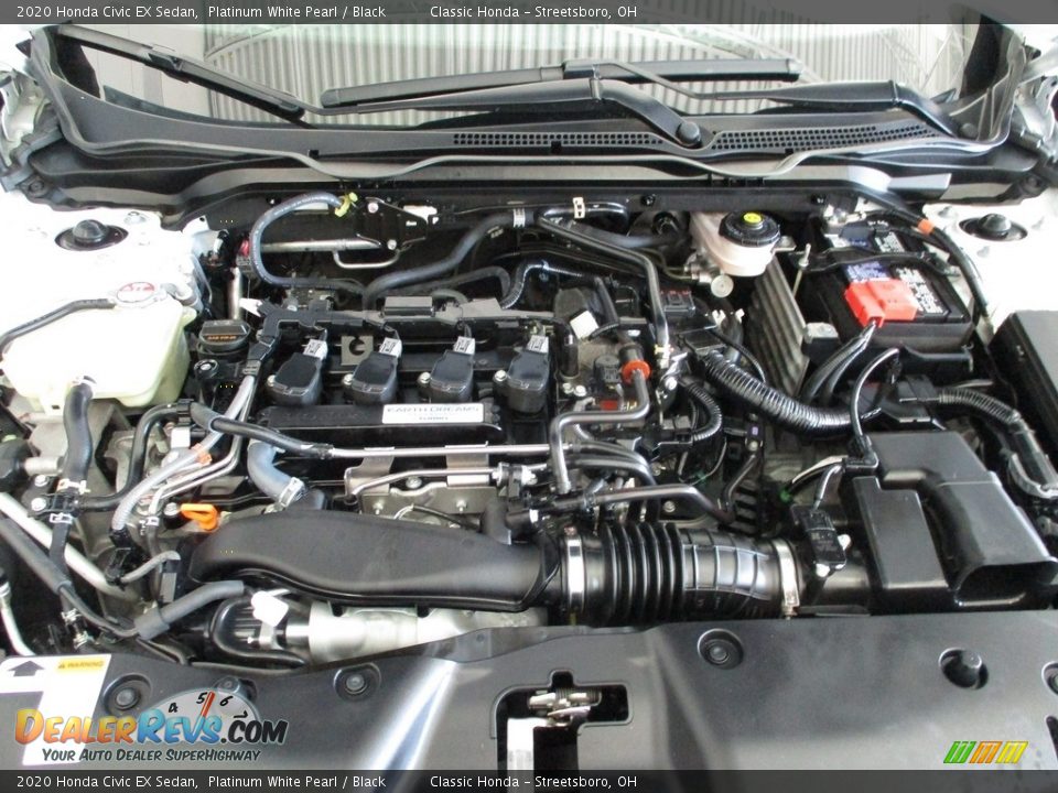 2020 Honda Civic EX Sedan Platinum White Pearl / Black Photo #13