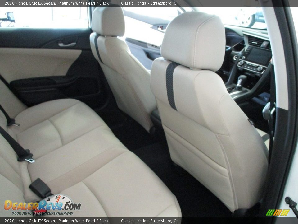 2020 Honda Civic EX Sedan Platinum White Pearl / Black Photo #19