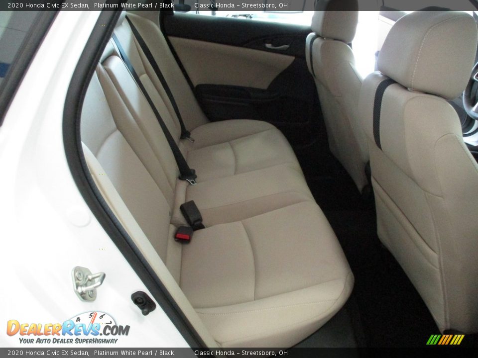 2020 Honda Civic EX Sedan Platinum White Pearl / Black Photo #20