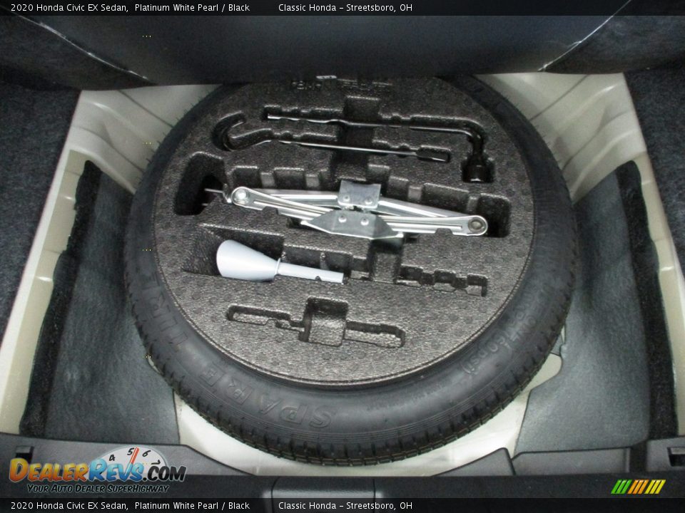 2020 Honda Civic EX Sedan Platinum White Pearl / Black Photo #22