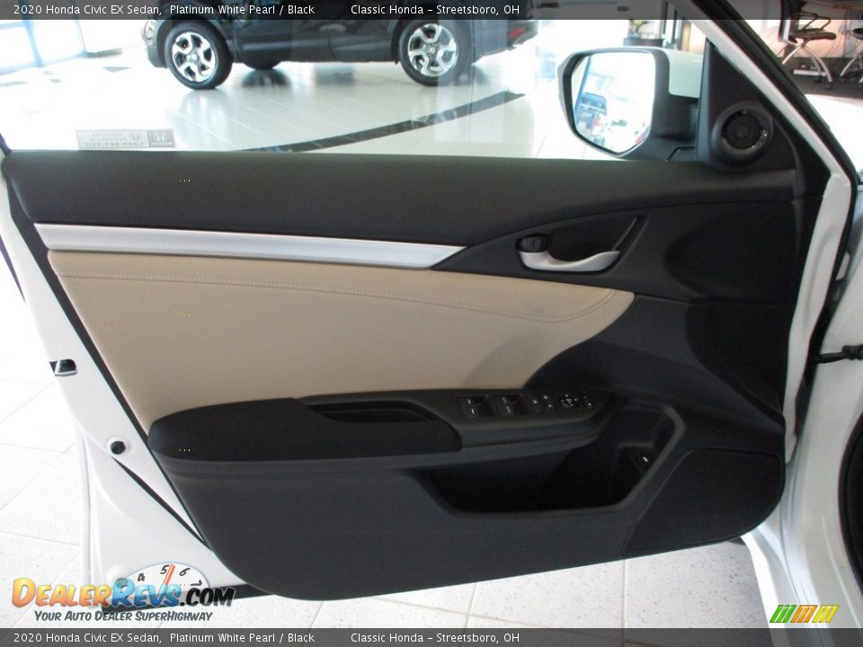 2020 Honda Civic EX Sedan Platinum White Pearl / Black Photo #26