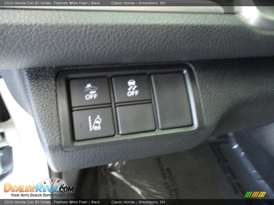 2020 Honda Civic EX Sedan Platinum White Pearl / Black Photo #29