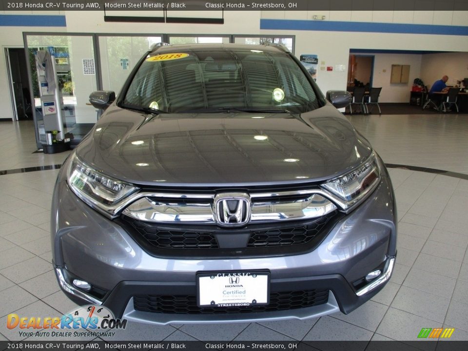 2018 Honda CR-V Touring AWD Modern Steel Metallic / Black Photo #2