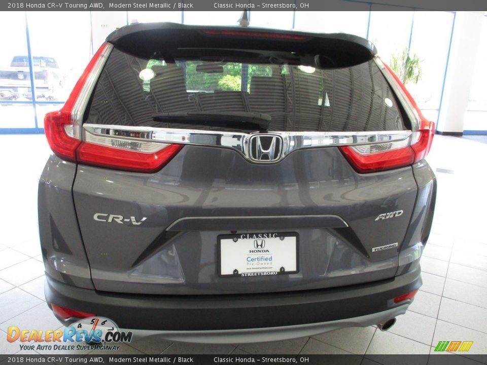 2018 Honda CR-V Touring AWD Modern Steel Metallic / Black Photo #8