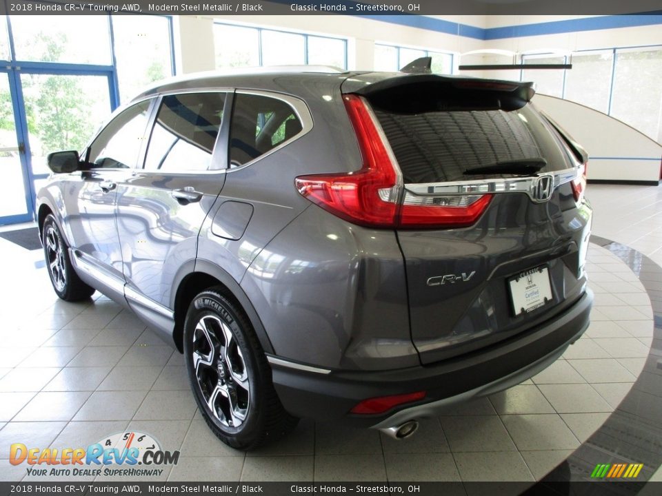 2018 Honda CR-V Touring AWD Modern Steel Metallic / Black Photo #9