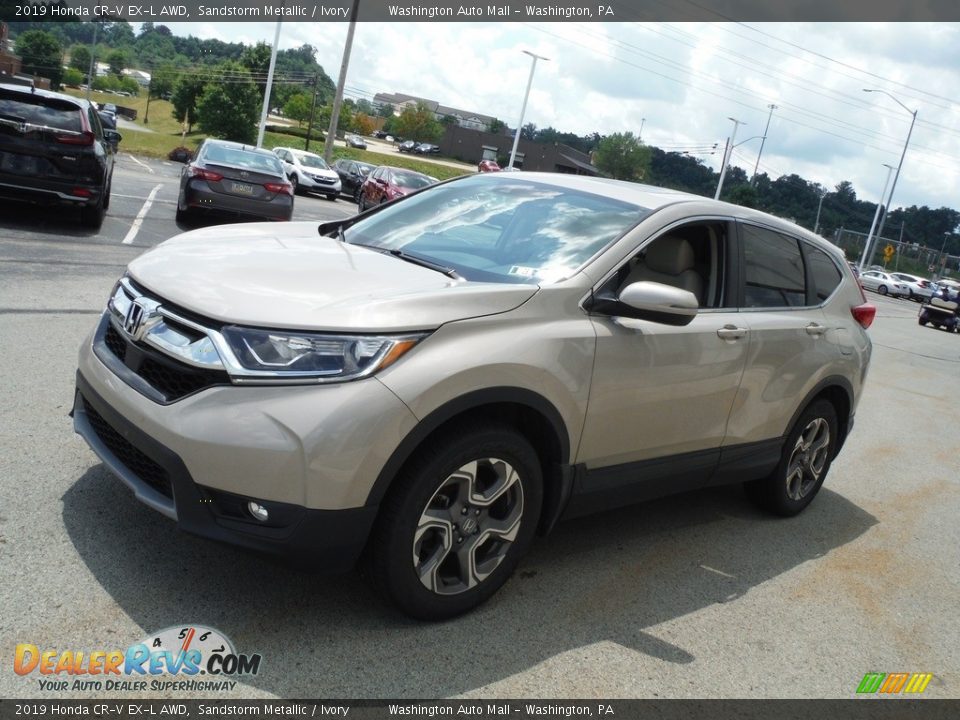 2019 Honda CR-V EX-L AWD Sandstorm Metallic / Ivory Photo #5