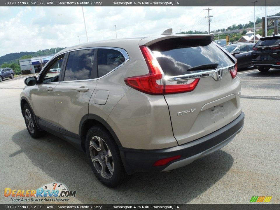 2019 Honda CR-V EX-L AWD Sandstorm Metallic / Ivory Photo #7