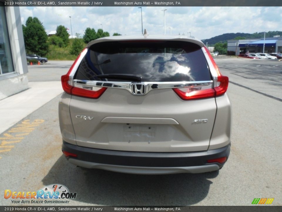 2019 Honda CR-V EX-L AWD Sandstorm Metallic / Ivory Photo #8