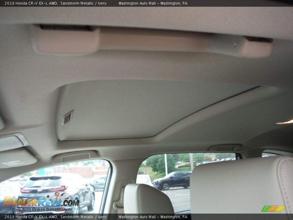 2019 Honda CR-V EX-L AWD Sandstorm Metallic / Ivory Photo #11