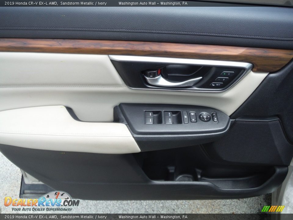 2019 Honda CR-V EX-L AWD Sandstorm Metallic / Ivory Photo #12